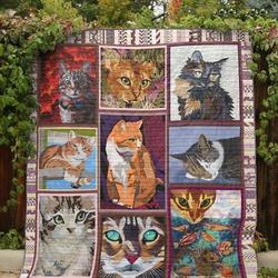 Cat Vcb Quilt Derqvg and Home Decor
