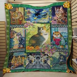 Cat Vcb Quilt Derqwt and Home Decor