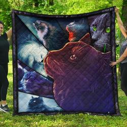 Cats Fantastic Premium Quilt  Bn  Quilt and Home Decor