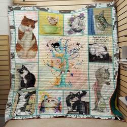 Cats Tree Quilt Blanket  Quilt and Home Decor
