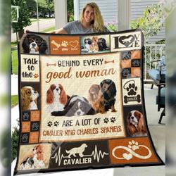 Cavalier King Charles Spaniel Dog Awesome O Quilt Sj and Home Decor