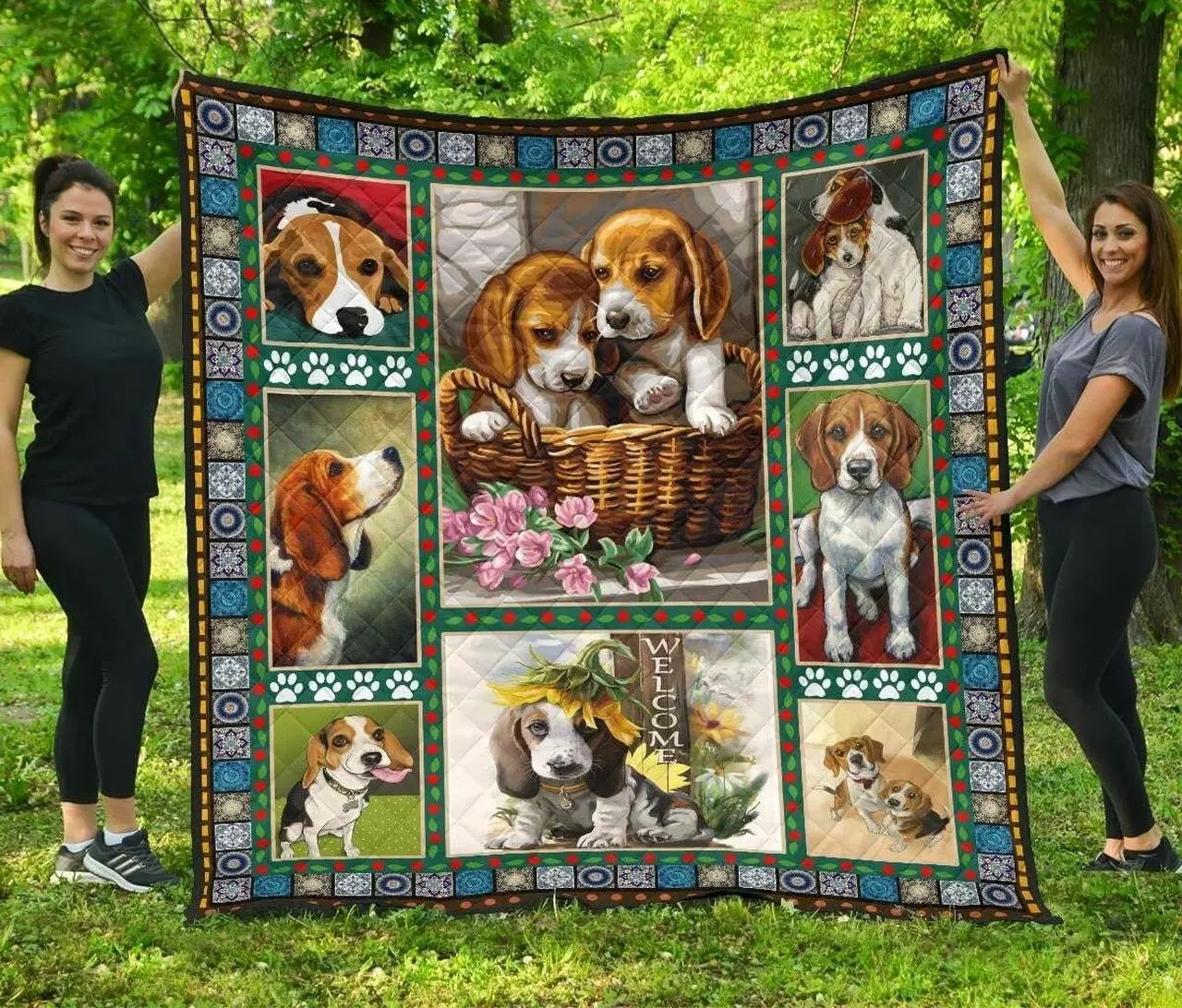 Cavalier King Charles Spaniel King Of Dog World U Quilt Hi and Home Decor