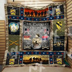 Cavalry Regiment Quilt Blanket Dhc0910257Vt and Home Decor