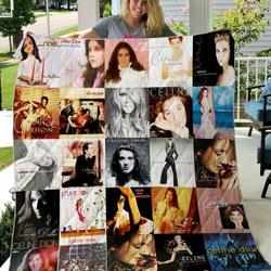 Celine Dion Quilt Blanket  Limited Quilt Blanket and Home Decor