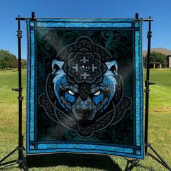 Celtic Bear DHCCNA0909 Quilt Blanket and Home Decor