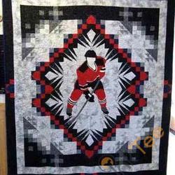 Center Ice Blanket TH0207 Quilt and Home Decor