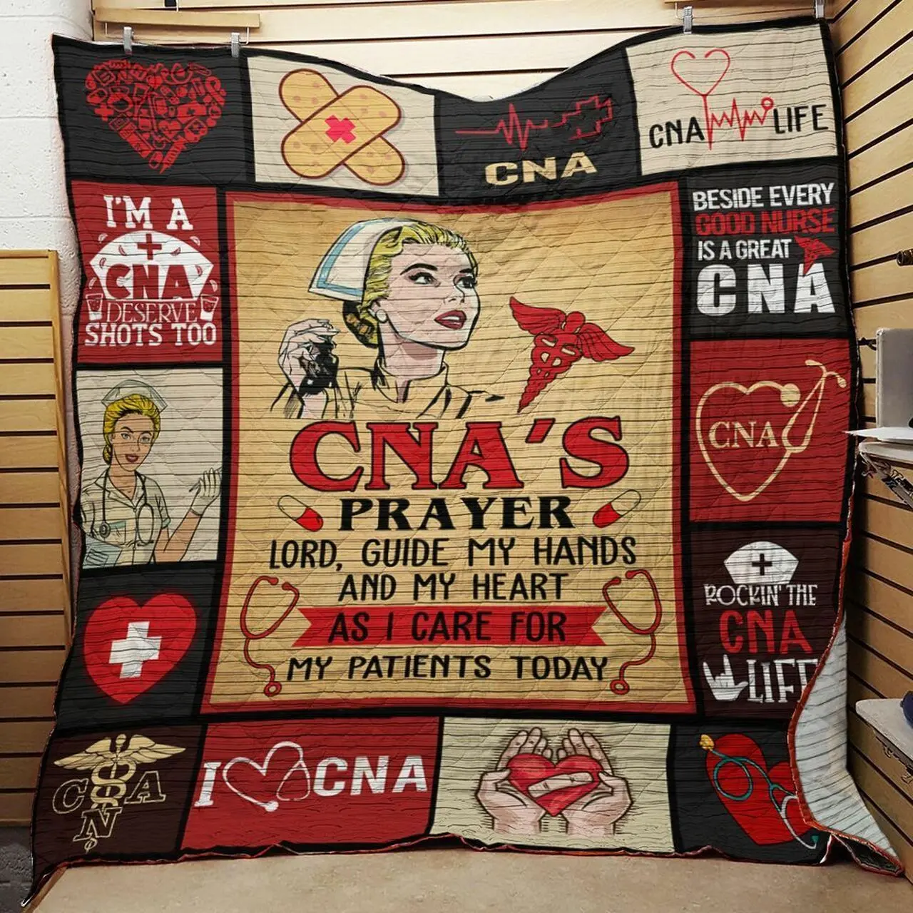 Certified Nursing Assistant Cna Quilt Blanket ABC07113747 and Home Decor