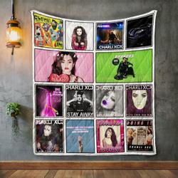 Charli Xcx Album Covers Quilt Blanket and Home Decor