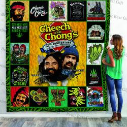 Cheech And Chong Poster Quilt Blanket      and Home Decor