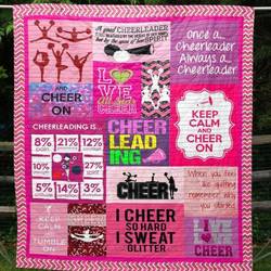 Cheer On Quilt Blanket Tm99  Quilt and Home Decor