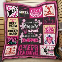 Cheerleading Cl2100103Mdq Quilt Blanket and Home Decor