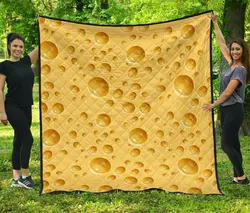 Cheese Surface Cl12100145Mdq Quilt Blanket and Home Decor
