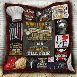 Chef Cl18100156Mdq Quilt Blanket and Home Decor