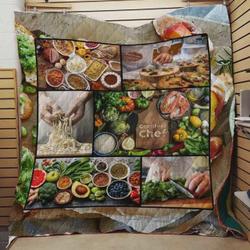 Chef Life Greatest Chef Quilt Blanket Great Customized Blanket Gifts For Birthday Christmas Thanksgiving and Home Decor
