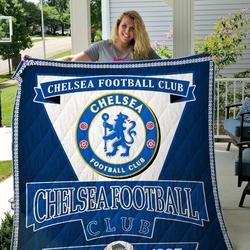 Chelsea Football Club Quilt Blanket and Home Decor