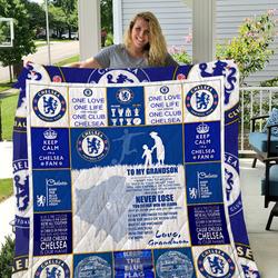 Chelsea - To My Grandson - Love Grandmom Quilt and Home Decor