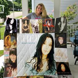 Cher Albums Quilt Blanket For Fans Ver 17 and Home Decor