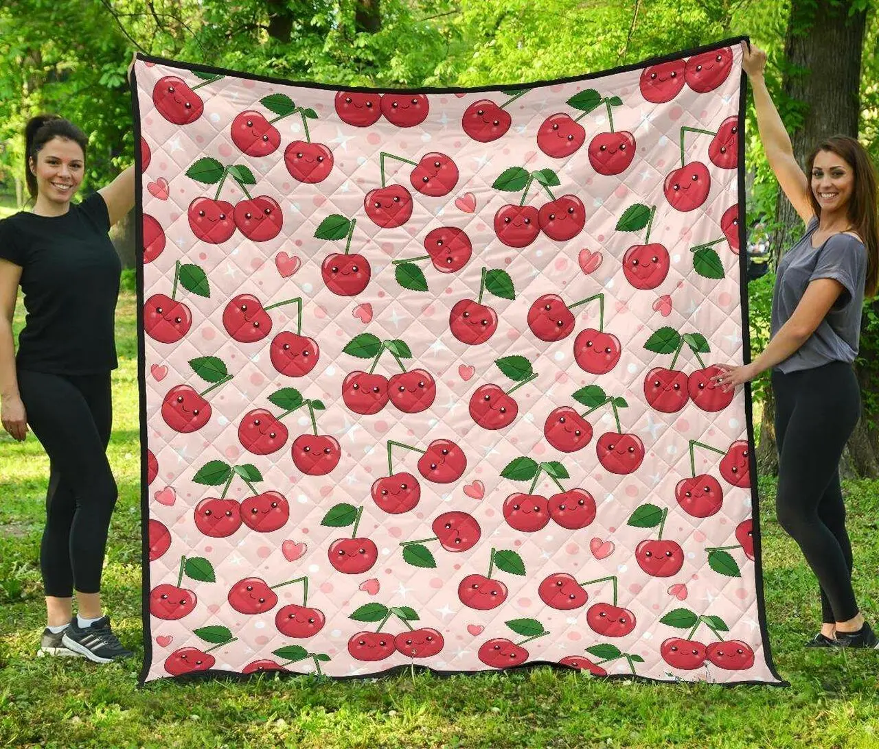 Cherry Cl12100147Mdq Quilt Blanket and Home Decor