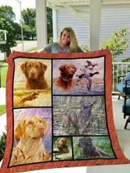 Chesapeake Bay Retriever Quilt Blanket Luk3L3 Dhc0301964Dd and Home Decor