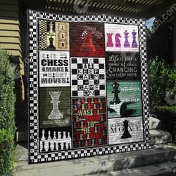 Chess DHCDHC DT2210 Quilt Blanket 1 and Home Decor