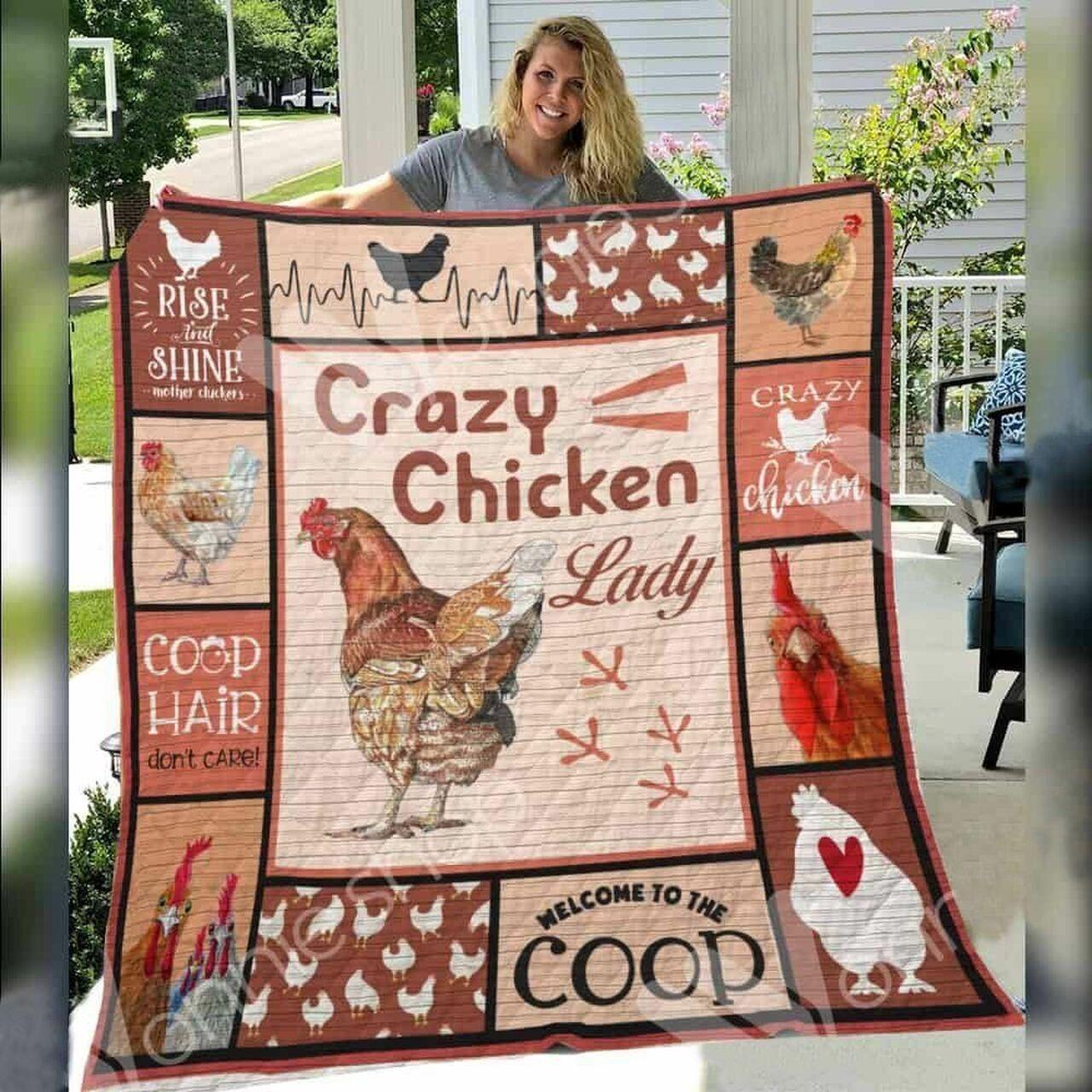 Chicken Awesome E Quilt Derqbu and Home Decor