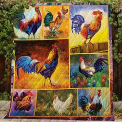 Chicken Chicken On Floral Yard U Quilt Ig and Home Decor