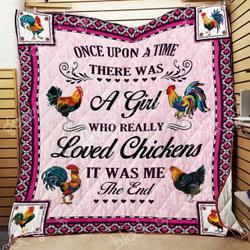 Chicken Cl2100106Mdq Quilt Blanket and Home Decor