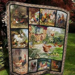 Chicken Dtc2410137 Quilt Blanket and Home Decor