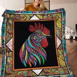 Chicken Quilt Blanket C9B160334TY and Home Decor