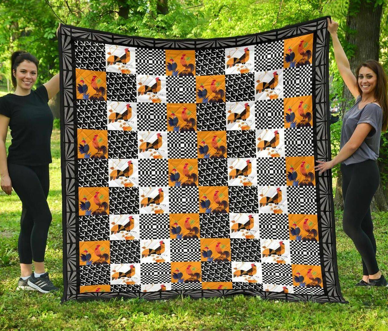Chicken Quilt Blanket Dhc02012041Td and Home Decor