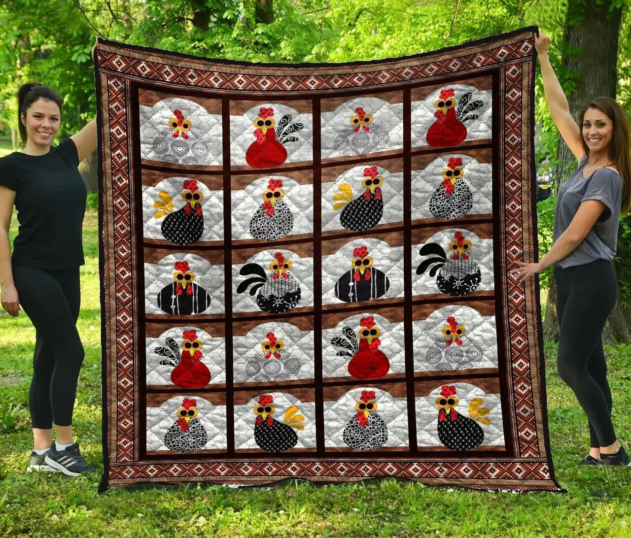 Chicken Quilt Blanket Dhc1301559Vt and Home Decor