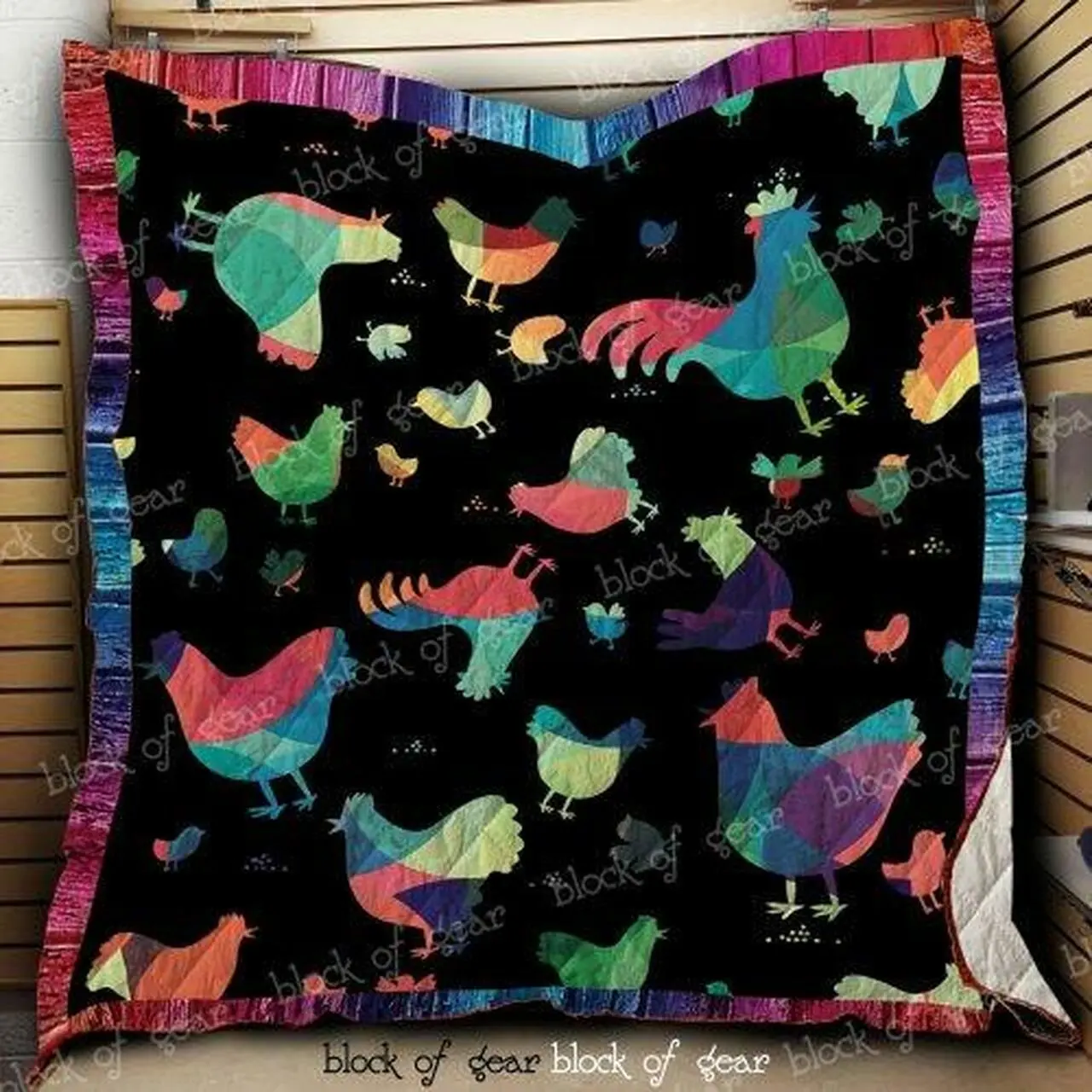 Chicken Quilt Blanket Dk441b Quilt and Home Decor