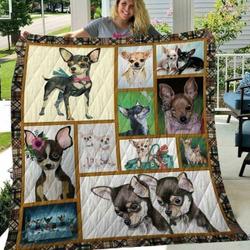 Chihuahua Cla0810081Q Quilt Blanket and Home Decor