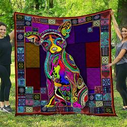 Chihuahua DHCDHC DT2210 Quilt Blanket and Home Decor