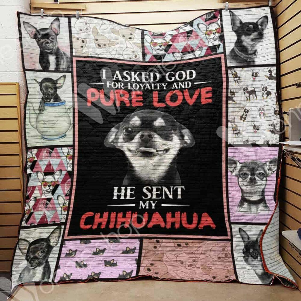 Chihuahua Dog Quilt Blanket DHC1002554TD and Home Decor