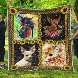 Chihuahua Funny Quilt Blanket Dhc09121614Dd and Home Decor