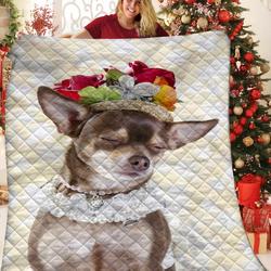 Chihuahua Jfj Quilt Yuw and Home Decor