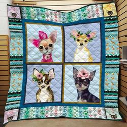 Chihuahua Quilt Blanket C9B240303TY and Home Decor