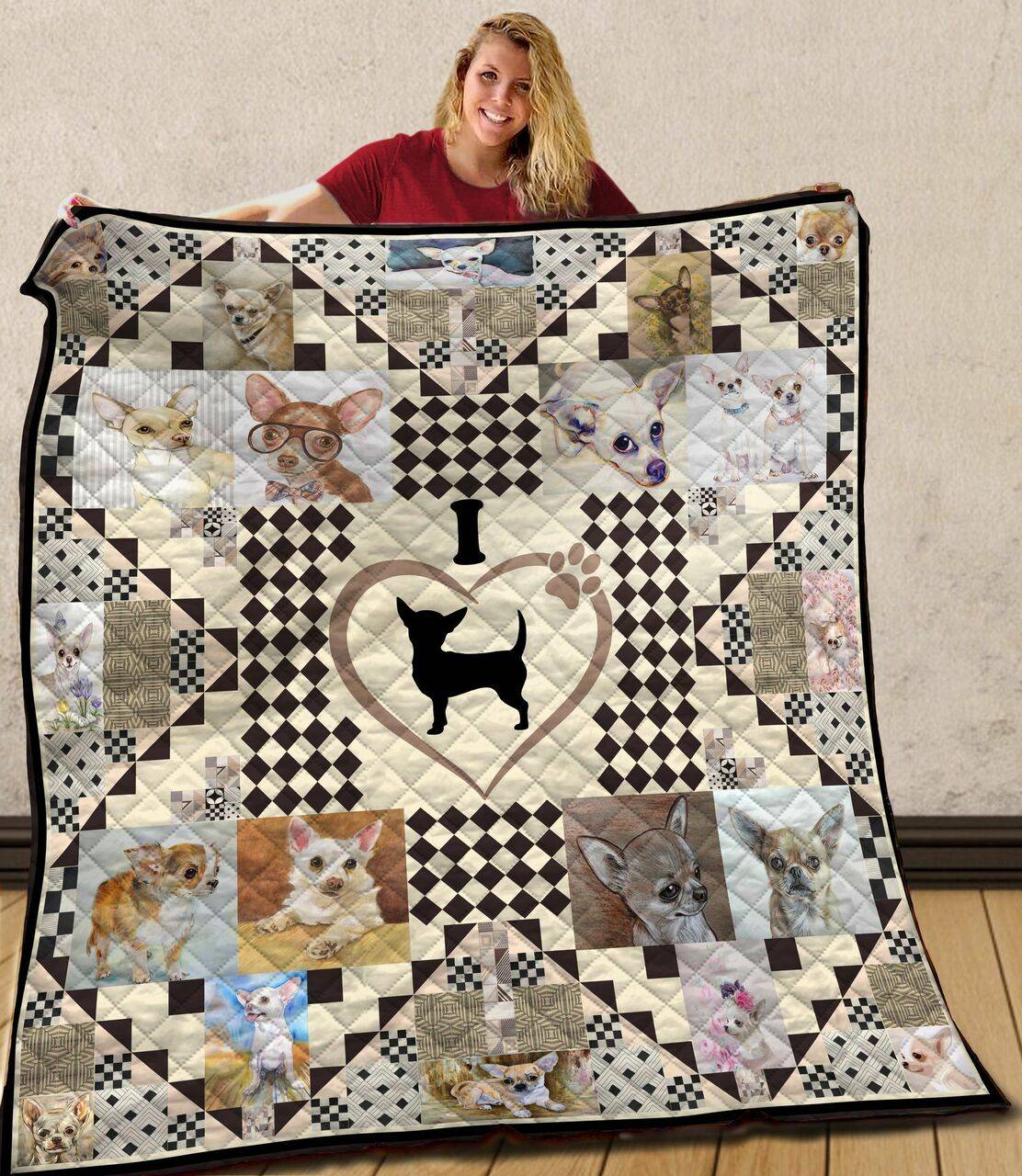 Chihuahua Quilt Blanket C9B250308VV and Home Decor
