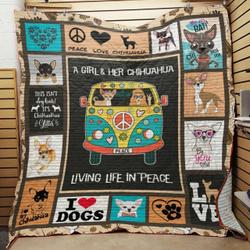 Chihuahua Quilt Blanket Dhc13123862Vt and Home Decor