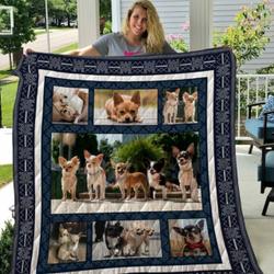 Chihuahua Quilt Blanket Qui6005 and Home Decor