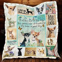 Chihuahuas Cl18100159Mdq Quilt Blanket and Home Decor