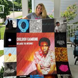 Childish Gambino Quilt Blanket For Fans Ver 17 and Home Decor