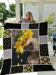 Chinese Crested Quilt Blanket Luk7Xv Dhc0301722Dd and Home Decor
