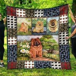 Chow Chow Quilt Blanket 0A6Tk Dhc0301522Dd and Home Decor