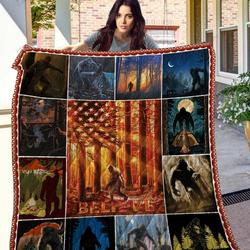 CHQ007 Bigfoot Quilt Blanket and Home Decor