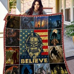 CHQ008 Bigfoot Quilt Blanket and Home Decor