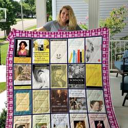 Christian Friedrich Hebbel Books Quilt Blanket and Home Decor