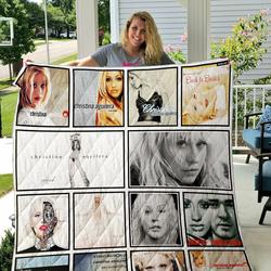Christina Aguilera Quilt Blanket and Home Decor