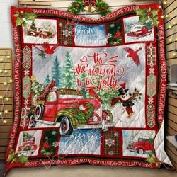 Christmas Cl18100165Mdq Quilt Blanket and Home Decor